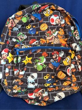 Nintendo Super Mario Bros. Backpack Bookbag 2018 17"